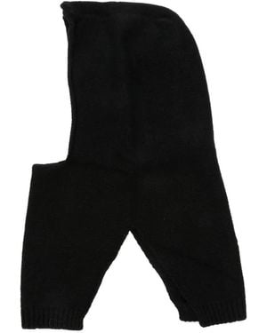 Baserange Cagoule En Maille À Bords Côtelés - Noir