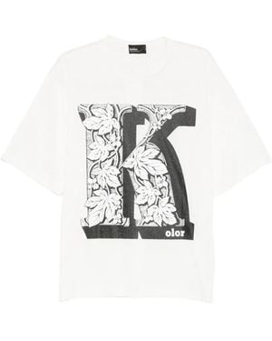 Kolor Logo-Print T-Shirt - White