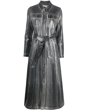 DIESEL De-Flaminty-Z-Fsb Shirt Dress - Gray