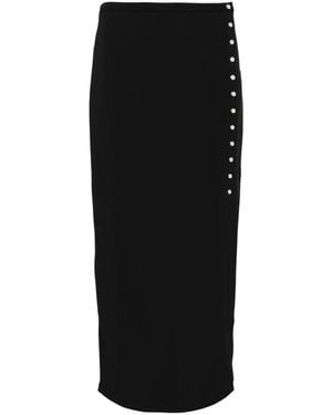 agnès b. Press-Stud Skirt - Black