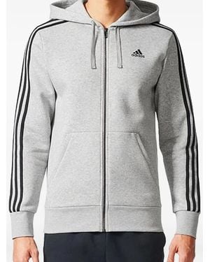 adidas Big And Tall Essential Hoodie - Gray