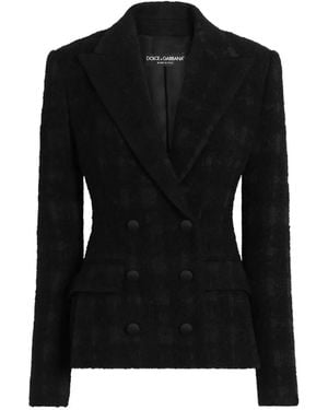 Dolce & Gabbana Doppelreihiger Blazer - Schwarz