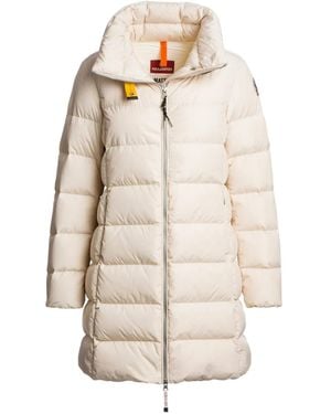 Parajumpers Cappotto Malandra Trapuntato A Collo Alto - Neutro