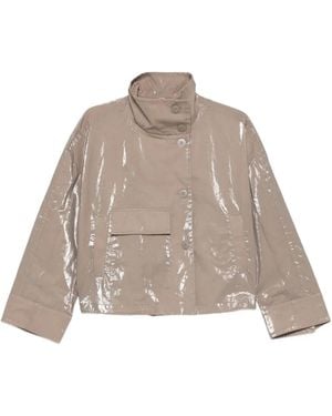 DUNO Button Flap-Pocket Jacket - Natural