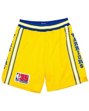 Mitchell & Ness Bermudas Golden State Warriors 1980-81 Authentic - Amarillo