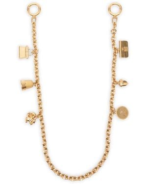 Fendi Metal Charm Chain Bag Accessorie - Metallic