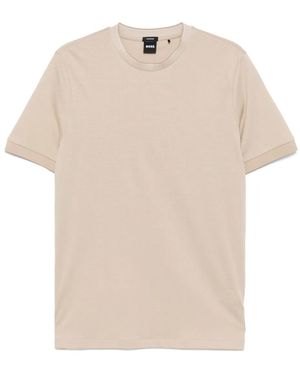 BOSS Crew-Neck T-Shirt - Natural
