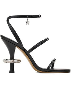 Marc Jacobs Daisy Leather Sandals - White