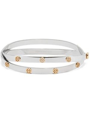 Tory Burch Doppeltes Icon Armband - Weiß