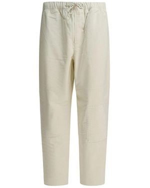 Mammut Corduroy Drawstring-Waist Trousers - Natural