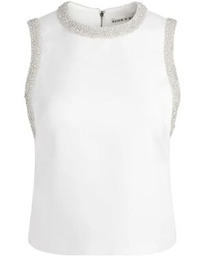 Alice + Olivia Amal Tank Top - White