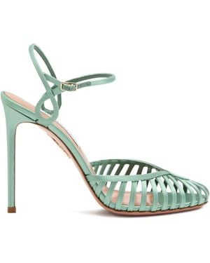 Aquazzura 105Mm Sweet Surrender Sandals - Green