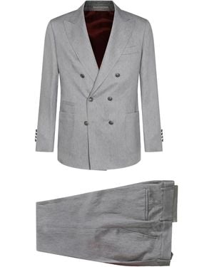 Brunello Cucinelli Pak Van Alpacamix - Grijs