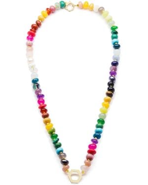 Harwell Godfrey 18Kt Gemstone Beaded Necklace - Multicolour