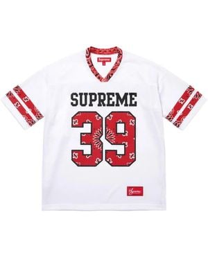 Supreme Bandana Football Tシャツ - レッド
