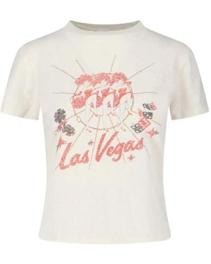 RE/DONE Vegas-Graphic T-Shirt - White
