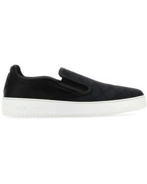 MCM Sneakers Mit Monogramm-Print - Schwarz