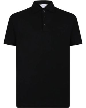 Malo Buttoned Polo Shirt - Black