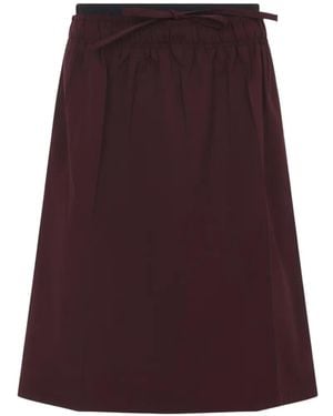 Prada Popeline Skirt - Purple