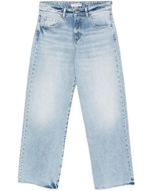 ICON DENIM フレイドエッジ ジーンズ - ブルー