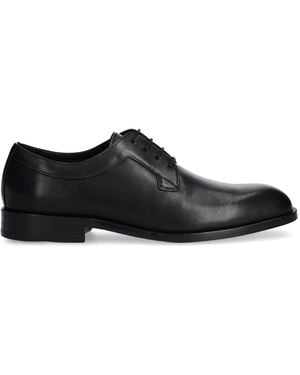 BOSS Leather Derby Shoes - Black