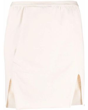 Rick Owens Minifalda Con Abertura En El Frente - Rosa