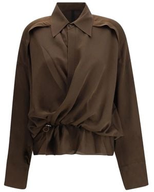Petar Petrov Silk Blouse - Brown
