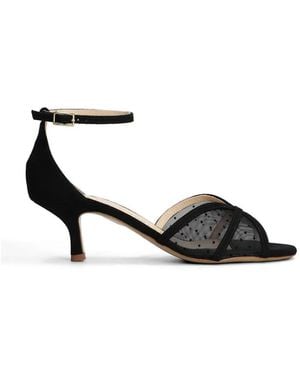 Fabio Rusconi Mesh-Sandalen Mit Polka Dots - Schwarz