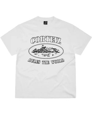 corteiz Camiseta Artillery Con Motivo Gráfico - Blanco