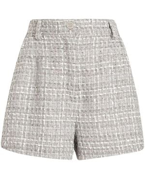 Dolce & Gabbana Checked Shorts - Grey