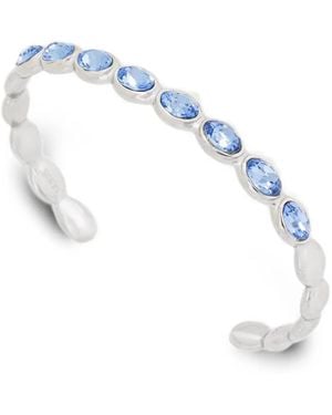 Guess Divine Crystal-Embellished Cuff Bracelet - Blue