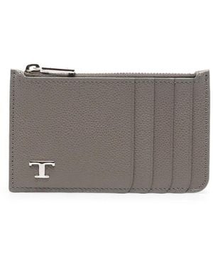 Tod's Credit Card Holder Accessories - Grey