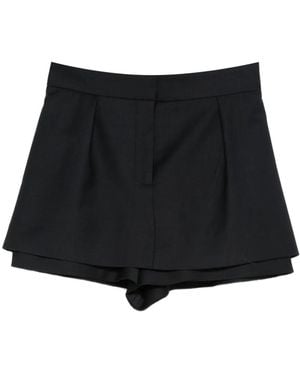 Maje Pantalones Cortos A Capas - Negro