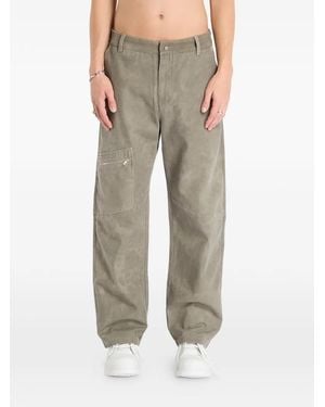 Represent Golfeur Zipped Workwear Trousers - Natural