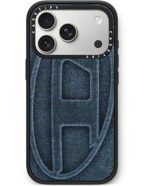 DIESEL X Casetify 60560 Denim-Effect Iphone 16 Pro Max Case in