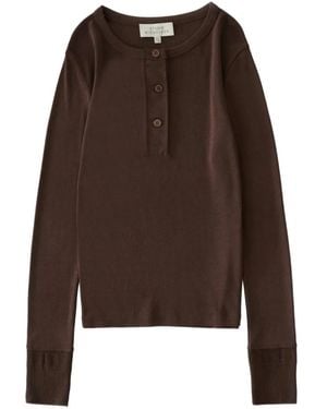Studio Nicholson Roane Polo Shirt - Brown