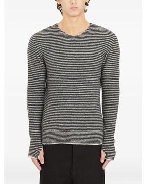 MD75 Striped wool sweater - Gris