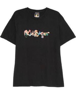 Kidsuper Logo-Print T-Shirt - Black