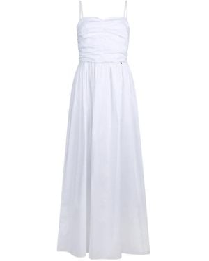 Liu Jo Long Poplin Dress - White