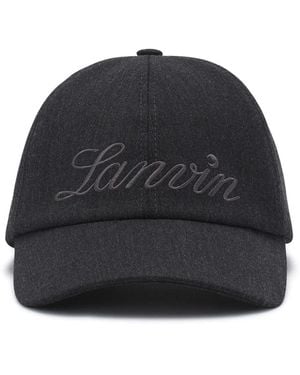 Lanvin ロゴ キャップ - ブルー