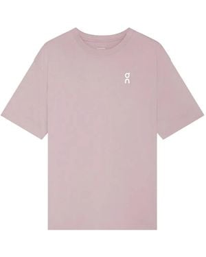 On Shoes Club Logo-Print T-Shirt - Purple