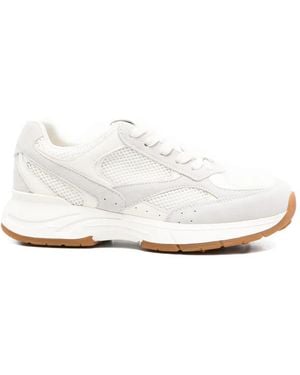 SERGIO MORETTI FIRENZE Mesh-Panel Trainers - White
