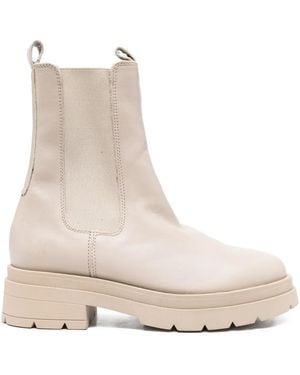 Marc O' Polo 50Mm Elastic-Panelled Chelsea Boots - Natural