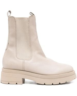 Marc O' Polo 50Mm Elastic-Panelled Chelsea Boots - Natural
