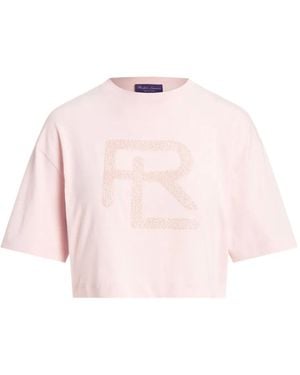 Ralph Lauren Cropped T-Shirt - Pink