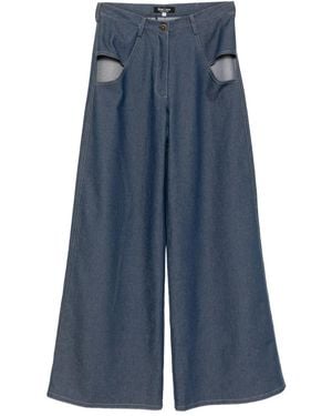 BLAKLACE Cutout Trousers - Blue