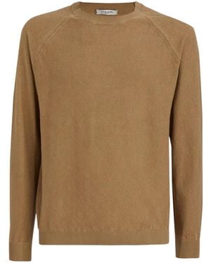 Paolo Pecora Pullover aus Baumwolle - Braun