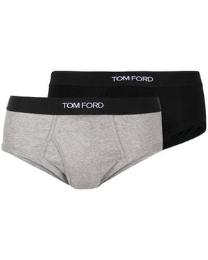 Tom Ford Slip Con Logo - Nero
