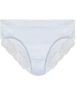 Hanro Slip Cotton Delight Con Finiture - Bianco