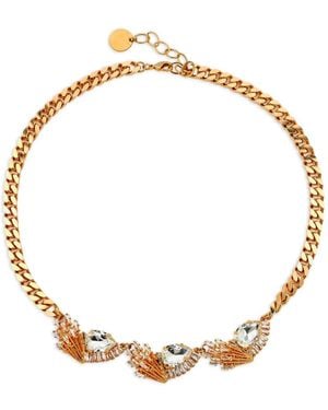 Anton Heunis Collana Serene Con Cristalli - Metallizzato